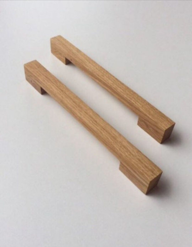 Ручки мебельные деревянные из массива дуба 3шт #1