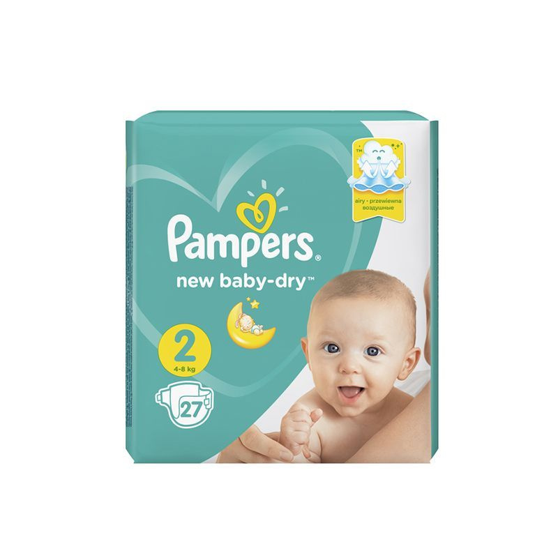 Pampers Подгузники New Baby-Dry Mini 4-8 кг 27 шт. #1