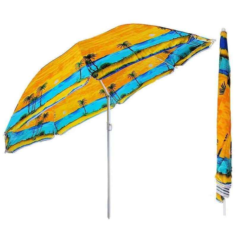Home and Gadget Пляжный зонт,180см,желтый #1