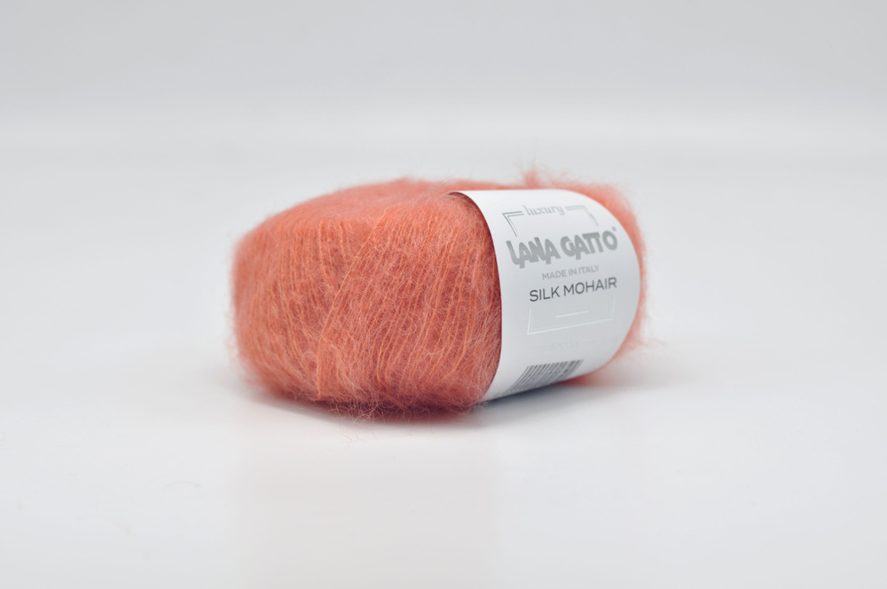 Мохер Пряжа для вязания Lana Gatto Silk Mohair #1