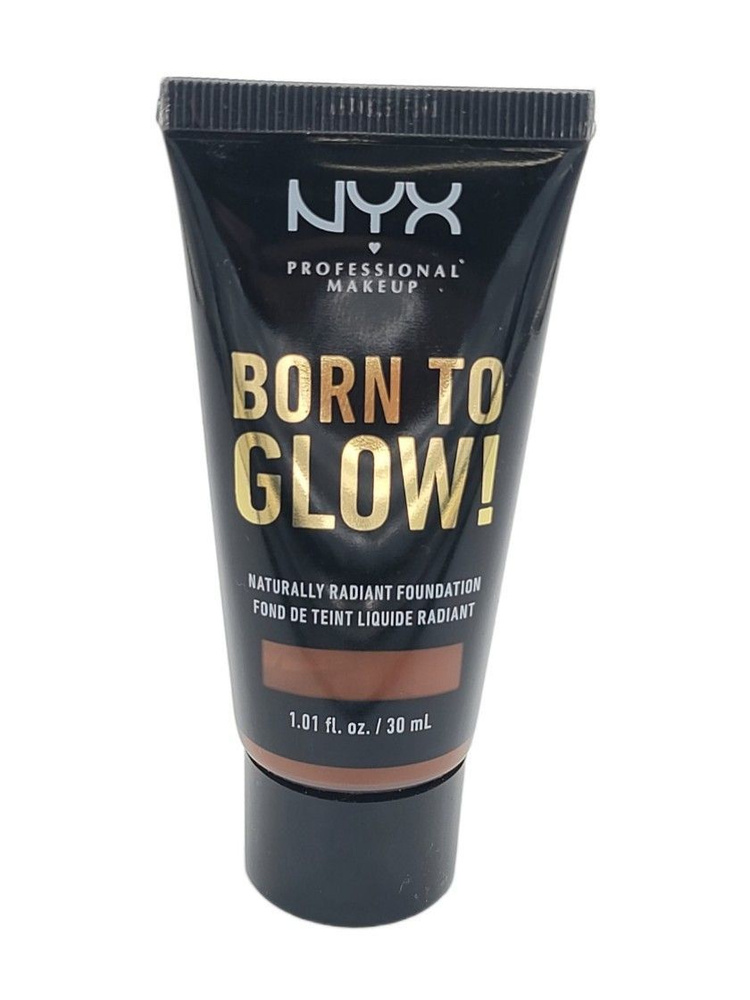 NYX professional makeup Тональный крем Born to glow!, 30 мл, оттенок: Deep Rich  #1