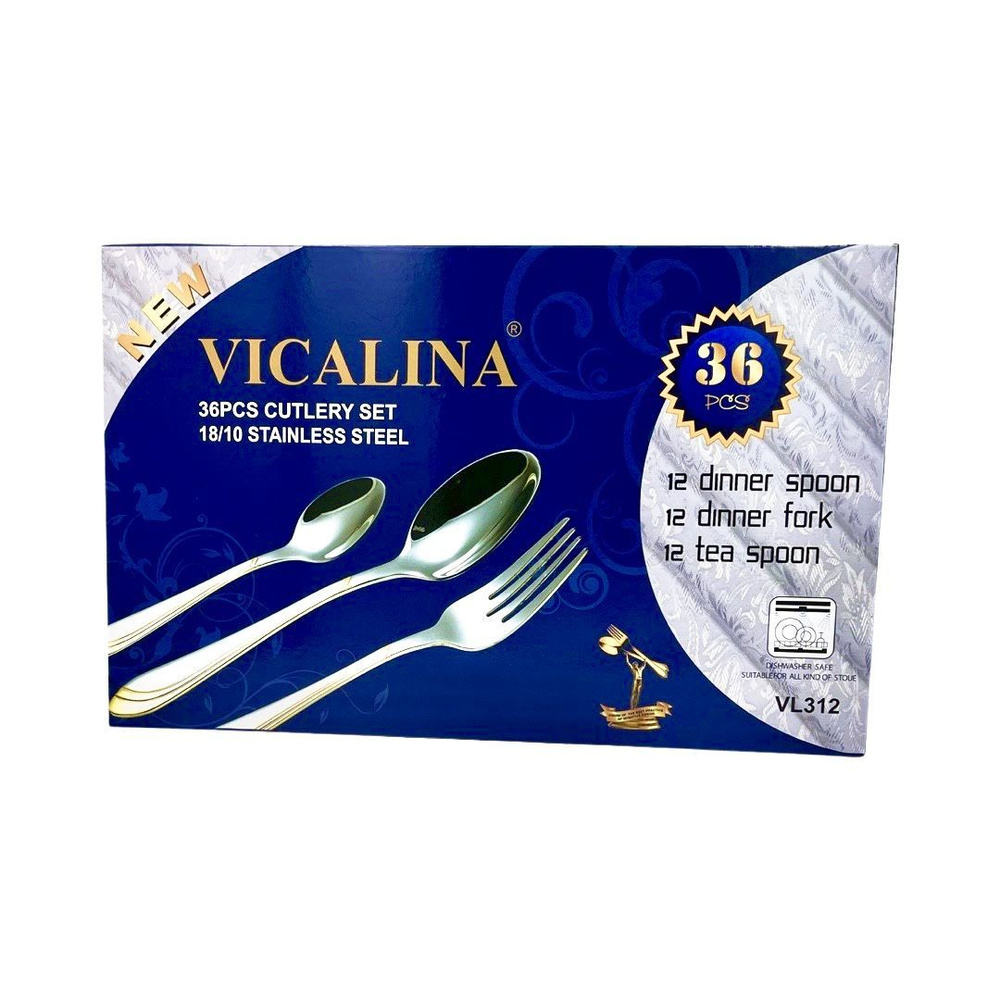 Vicalina Набор столовых приборов набор столовых предметов vicalina, 36 предм.  #1