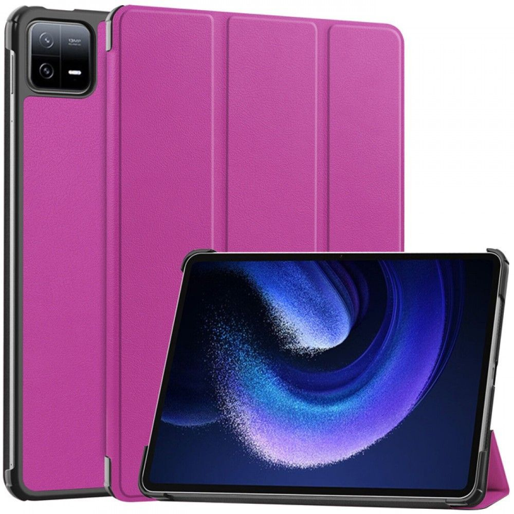 Умный чехол для Xiaomi Pad 6/Pad 6 Pro/Ксиаоми Пад 6 2023 года, 11 дюйма, фиолетовый  #1