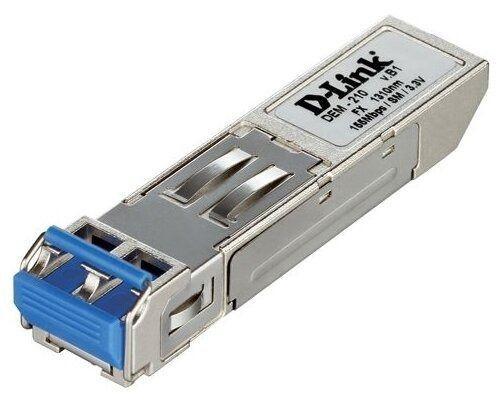 D-Link Медиаконвертер Трансивер сетевой 100BASE-FX Single-Mode 15KM SFP Transceiver 10 pack DEM-210/10/B1A #1