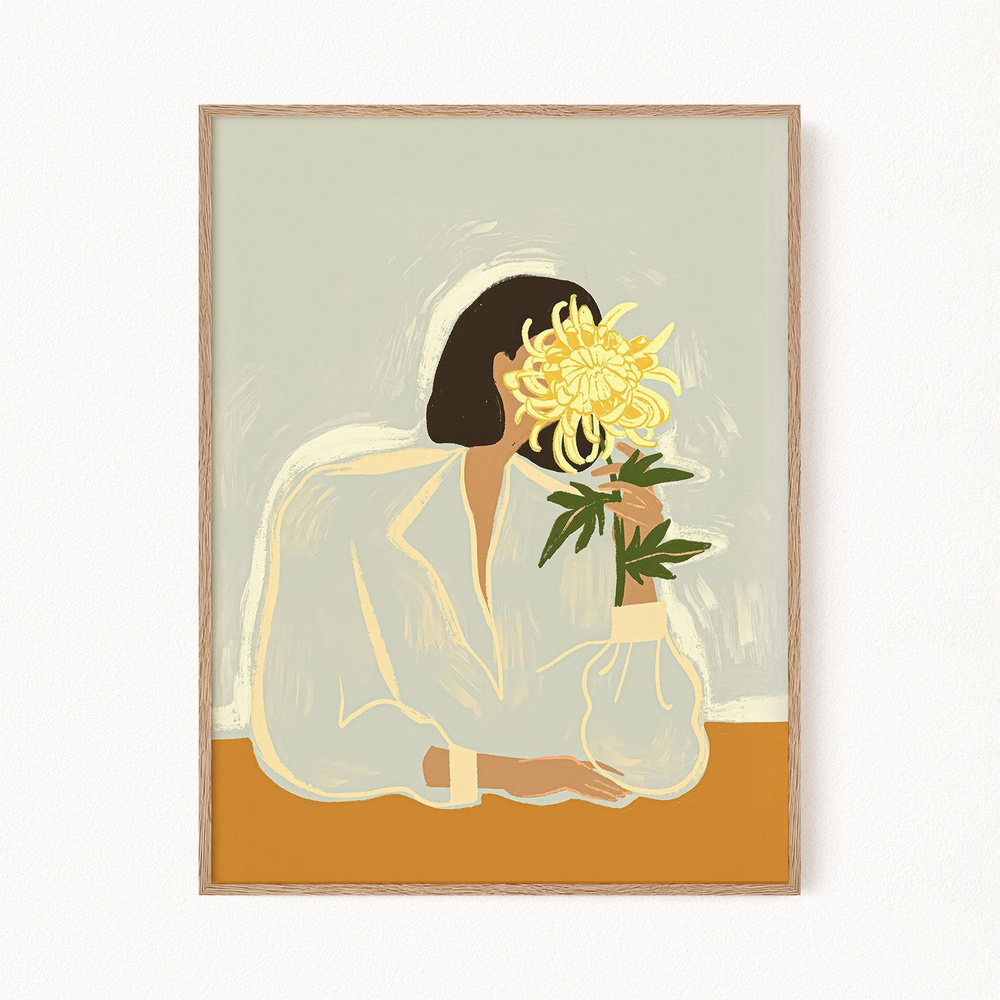 Постер для интерьера "The Chrysanthemum", 30х40 см #1