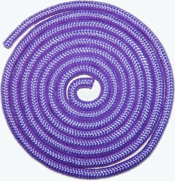 Скакалка для художественной гимнастики Sprinter / Спринтер TS-01 полиамид фиолетовый, длина 3 метра / #1