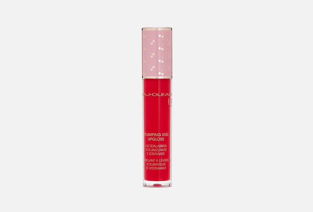 Блеск для губ c эффектом увеличения NAJ OLEARI Plumping Kiss - 09 raspberry red  #1