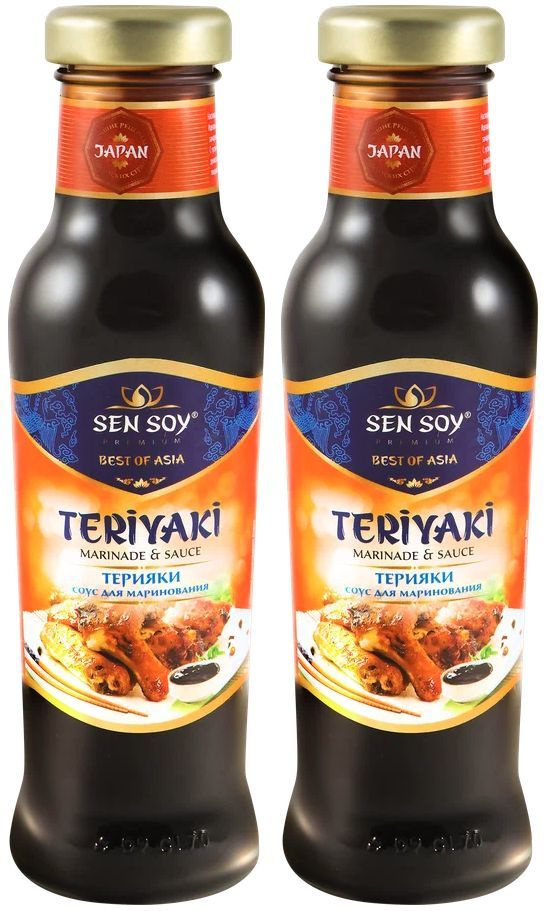 Sen Soy Premium соус Терияки для маринования, делает мясо душистым и сочным внутри, идеальный баланс #1