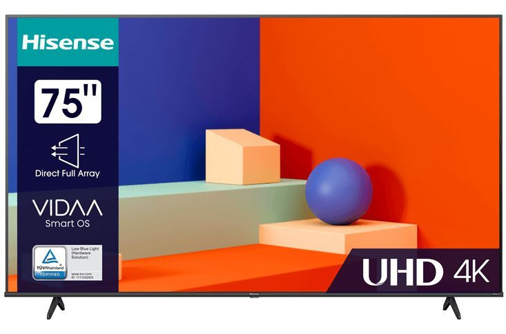 Hisense Телевизор 75A6K 75" Ultra HD, черный #1