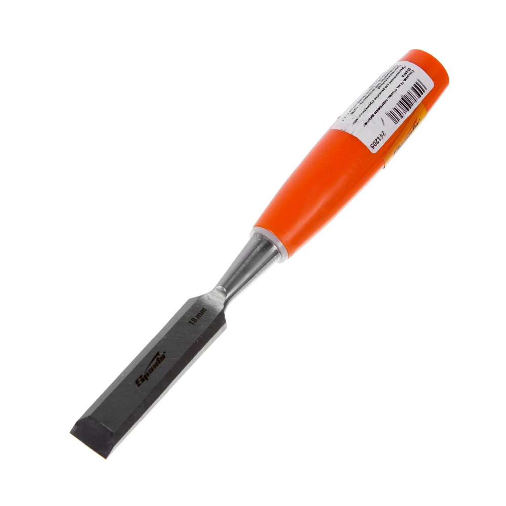 Стамеска плоская Sparta 18 мм с пластиковой ручкой #1