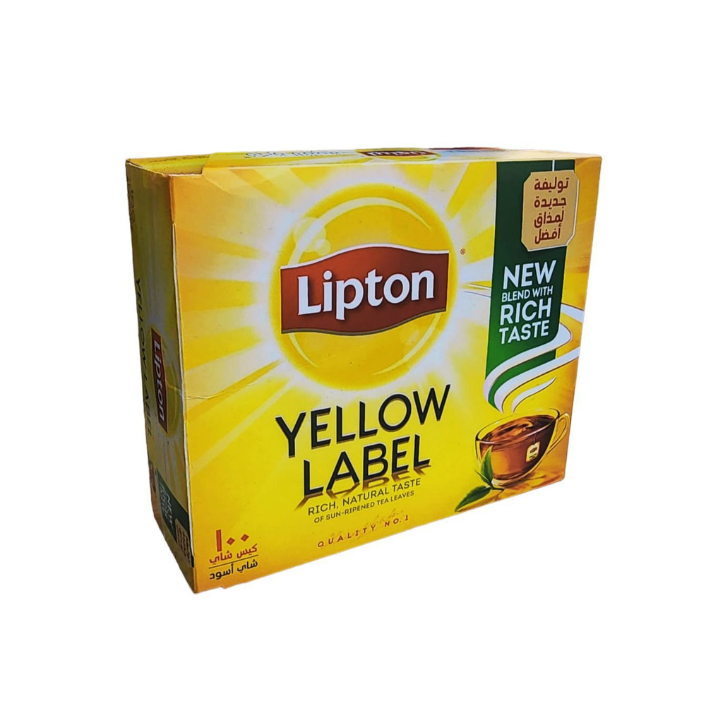 Чай LIPTON (ЛИПТОН) черный с ярлыком 100 пакетиков сундучок (100 пакетов)  #1