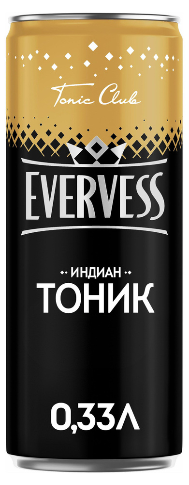 Напиток газированный Evervess Индиан Тоник, 330 мл, 6 шт #1