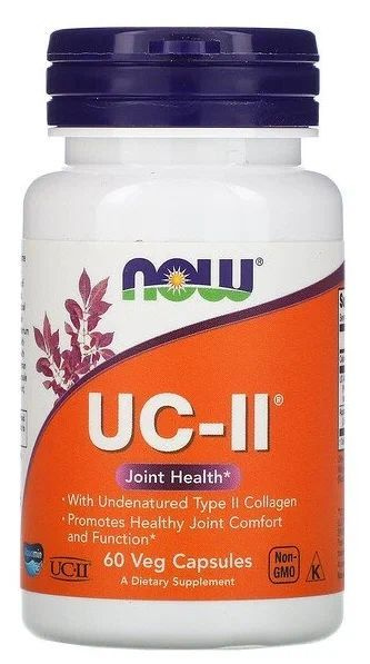 Now Foods UC-II Joint Health with Undenatured Type II Collagen, 60 капсул #1