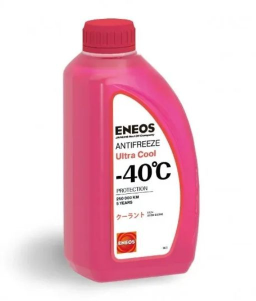 Жидкость охлаждающая низкозамерзающая ENEOS Antifreeze Hyper Cool -40C 1кг, розовый  #1