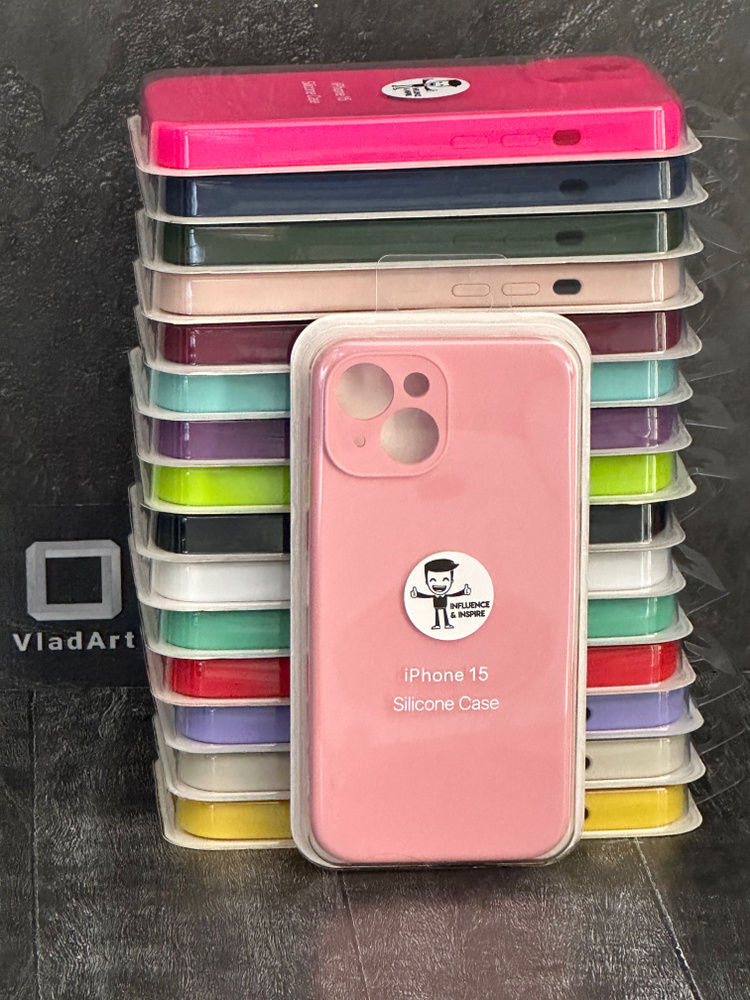 Чехол на Apple iPhone 15 / Айфон 15, Silicone case #1