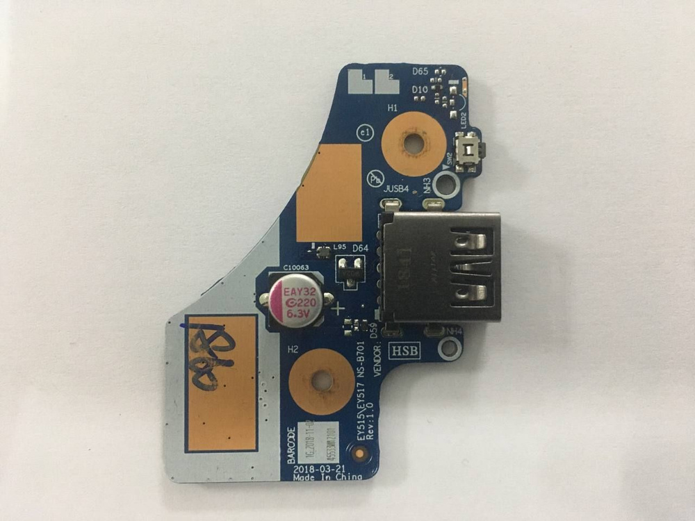 Плата USB NS-B701 Rev:1.0 для ноутбука Lenovo Legion Y530-15 5C50R40194 #1