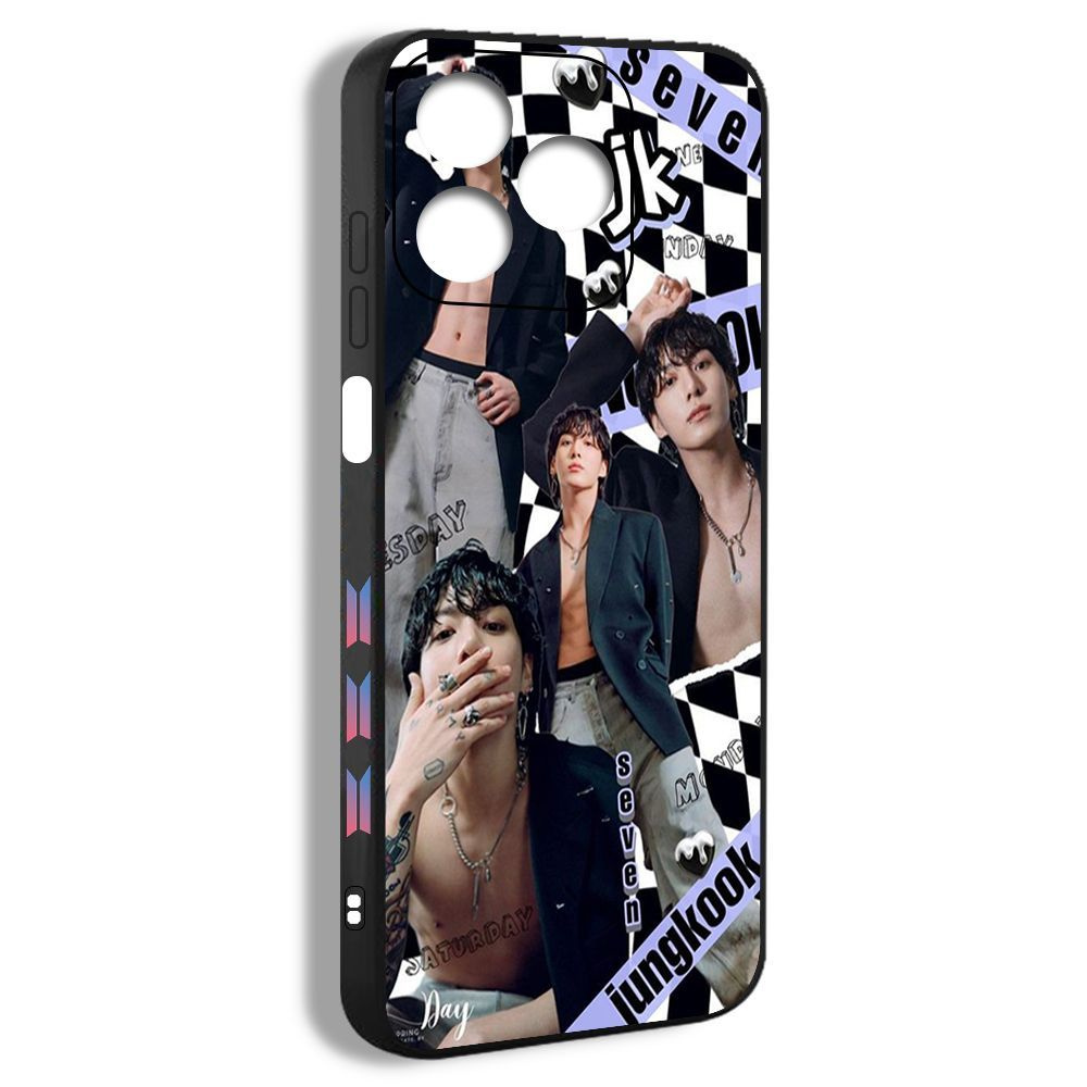 Чехол для смартфона Подходит для Tecno Spark 10 4G BTS jungkook JK БТС Чон  джонгук Чонгук Семь альбом - купить с доставкой по выгодным ценам в  интернет-магазине OZON (1170239777)