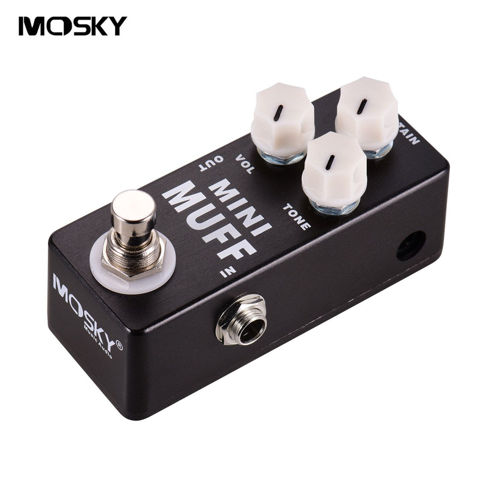 MOSKY MINI MUFF Электрогитара Искажение педаль эффекта Fuzz Цельнометаллический корпус True Bypass  #1