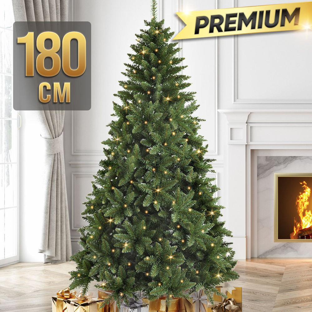 Елка новогодняя искусственная Премиум 180 см, Magic craft для праздника ...