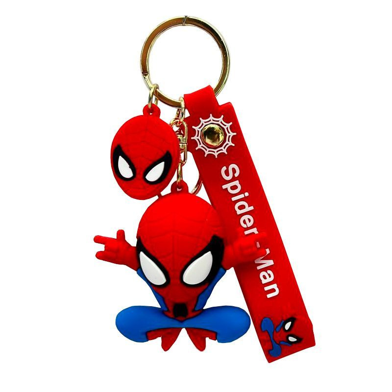 Брелок резиновый для ключей Spider-Man (Parker Jump) #1