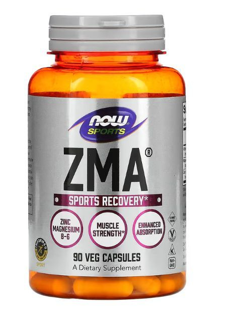 NOW Foods, Sports, ZMA, восстановление после физической активности, 90 капсул  #1