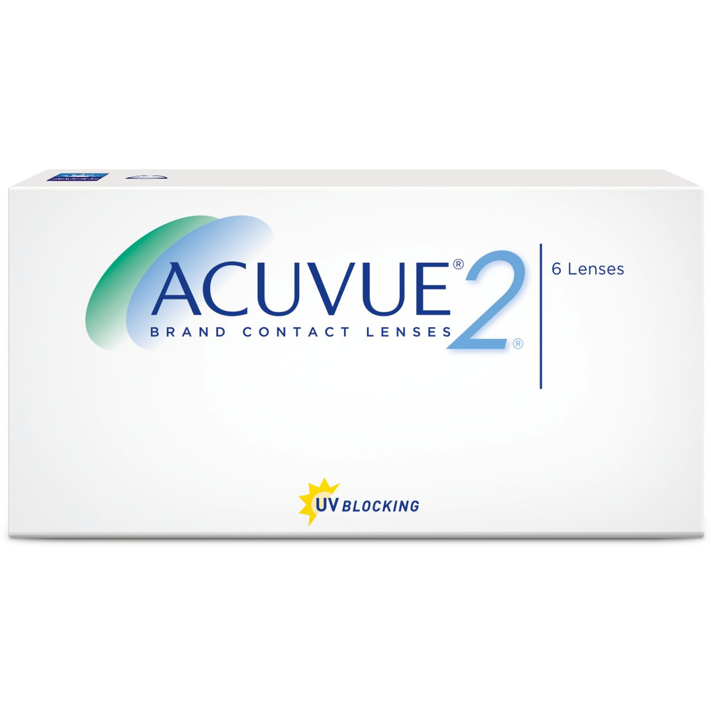 ACUVUE 2 Контактные линзы, +1.75 / 8.7/ 14.0, 6 штук (линз) гидрогелевые (материал повышенного влагосодержания) #1