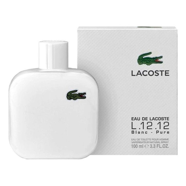 Lacoste Eau de Lacoste L.12.12 Blanc Pure Лакост Бланк Пур Туалетная вода 90 мл Import  #1