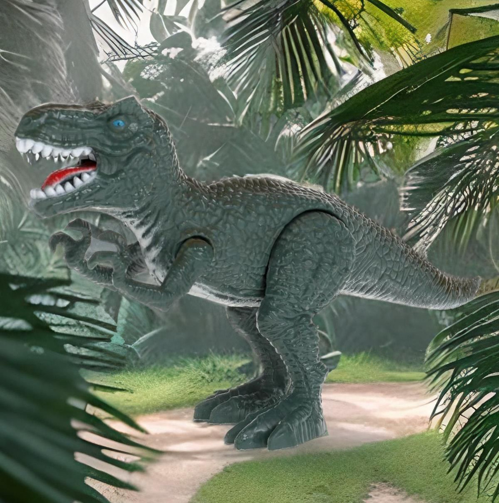 Интерактивная игрушка для детей динозавр Тираннозавр Играем вместе со световыми и звуковыми эффектами #1