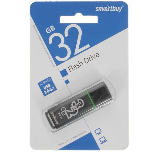 Память USB Flash 32 ГБ Smartbuy Glossy 32 Gb SB32GBGS-DG #1