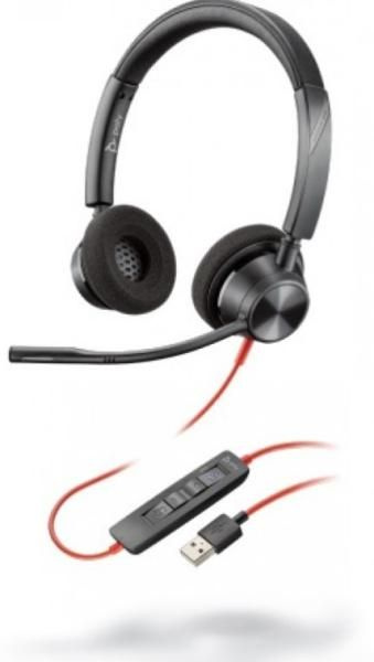 Игровые наушники Plantronics Poly Blackwire 3320, черный - купить по ...