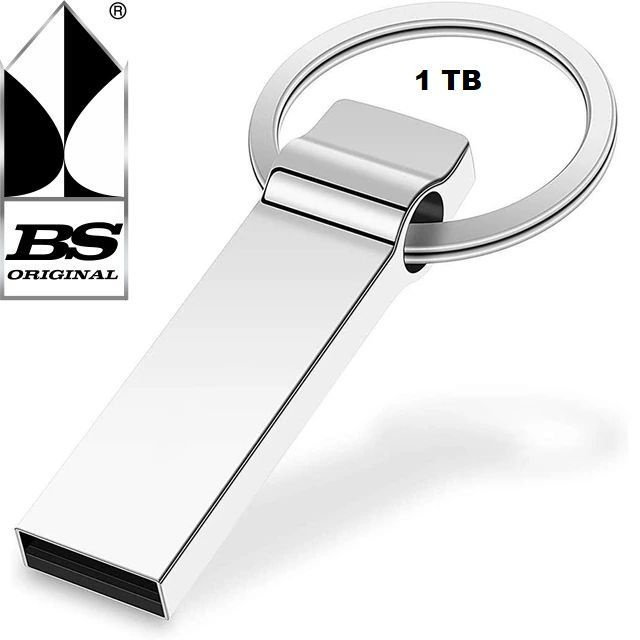 BERIOZKA USB-флеш-накопитель BS 12FL 1 ТБ, серебристый #1