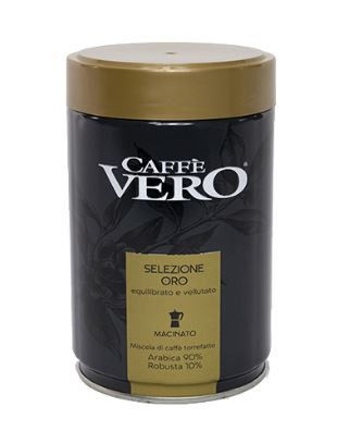 Кофе молотый Vero Selezione Oro банка 250гр - купить с доставкой по ...