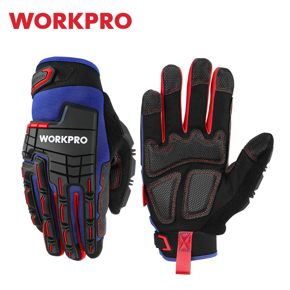 WORKPRO Перчатки защитные, размер: L, 1 пара #1