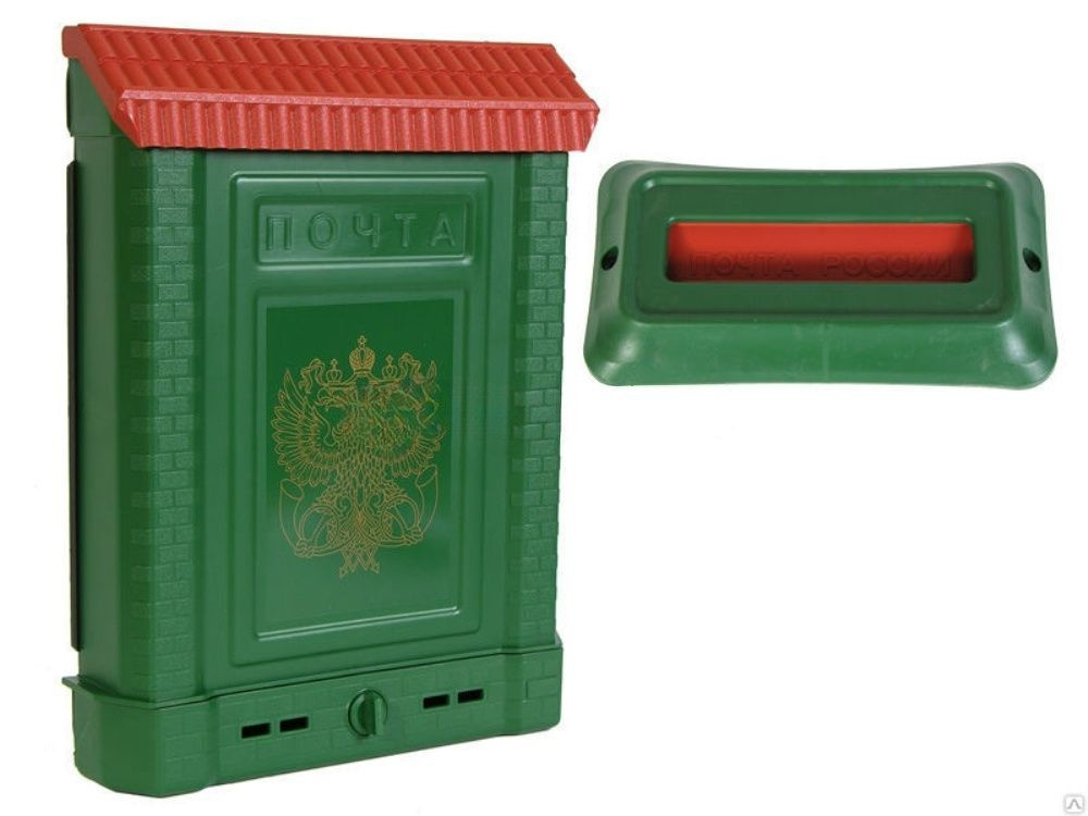 Ящик почтовый Премиум с пласт.защелк.(зелен.с орлом) Жук В заказе: 1 шт  #1