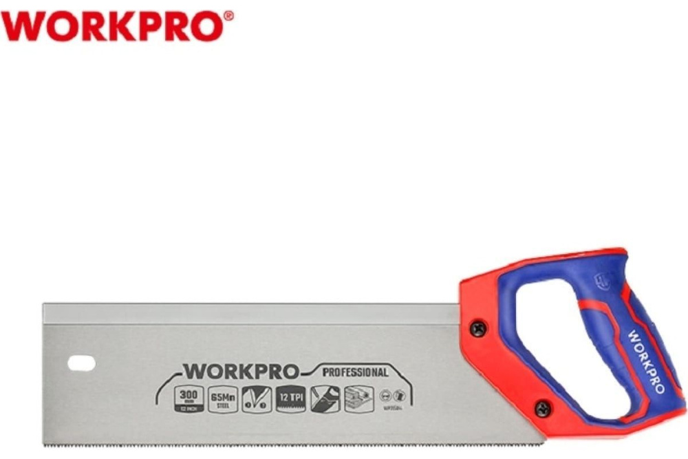 Ножовка для стусла обушковая 350мм WORKPRO WP215015 #1