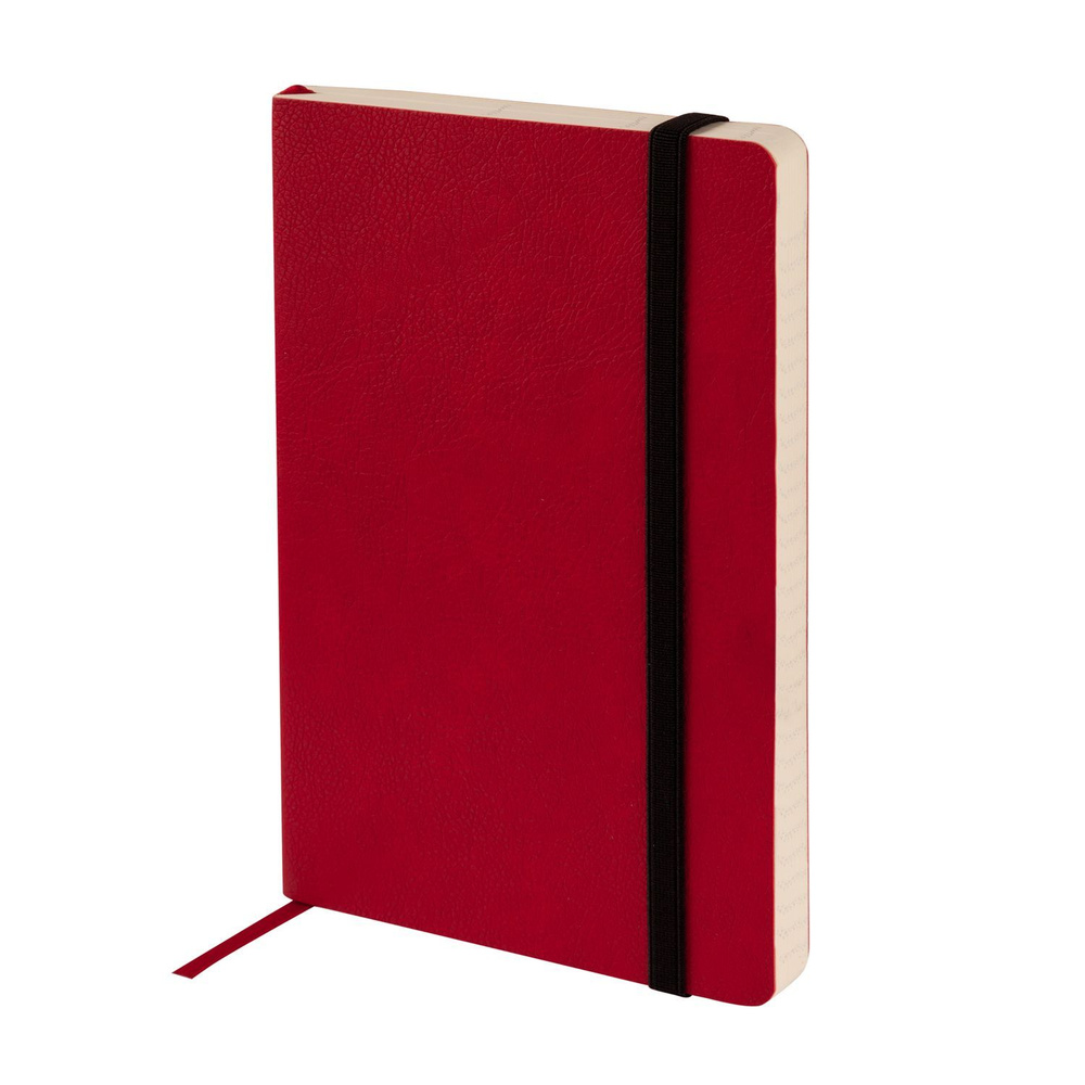 Блокнот для записей а5 Bruno Visconti VINCENT NEW красный, кожаный ежедневник недатированный в линейку #1
