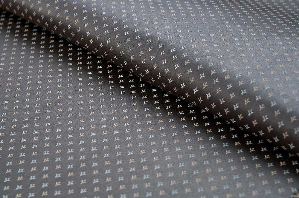 Ткань мебельная, жаккард FLORA damask comp grey, ширина 140 см, цена за 1 п.м.  #1