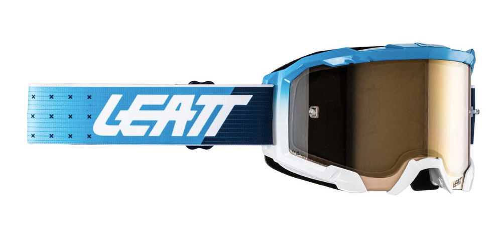 Кроссовые очки маска Leatt Velocity 4.5 Iriz Cyan Bronze UC 68% (8024070450) #1