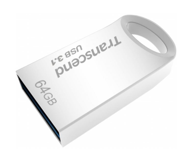 Transcend USB-флеш-накопитель Флешка usb TS64GJF710S, USB Flash Drive 64GB ''Silver'' USB3.0  #1