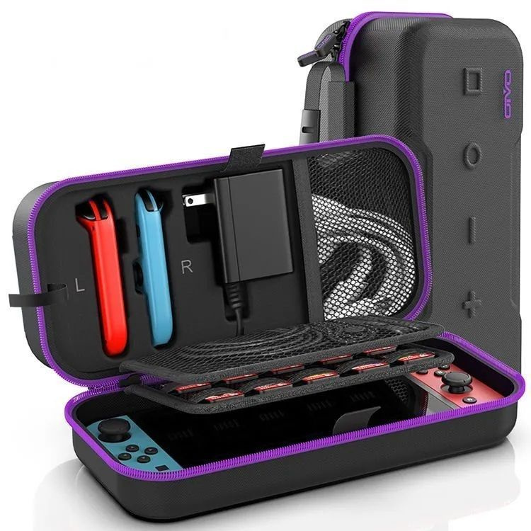 Сумка - защитный чехол для Nintendo Switch и Nintendo Switch OLED Carry Case Oivo (IV-SW188) Purple Фиолетовый #1