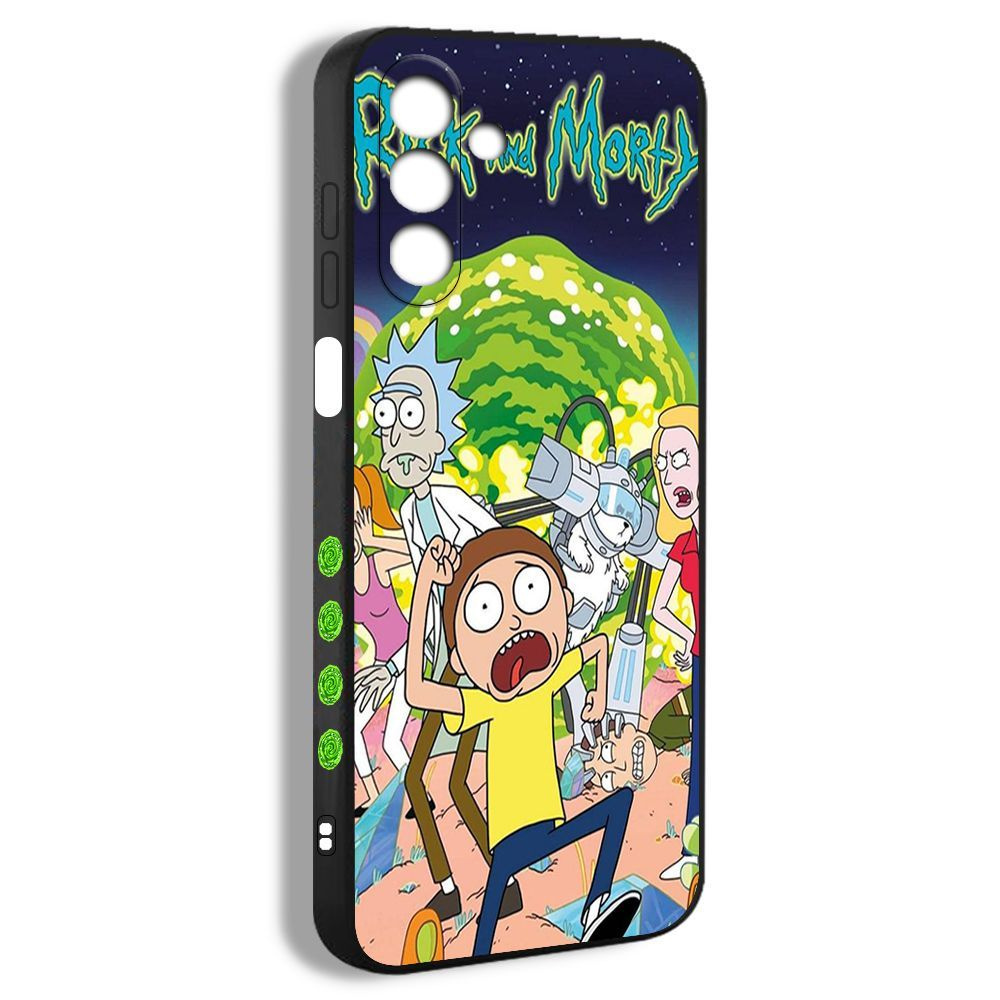 Чехол на Samsung Galaxy A24 4G Рик и Морти аниме rick and morty DYM07 #1