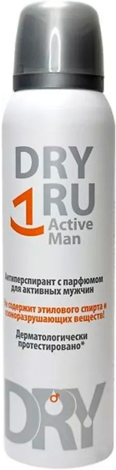 Антиперспирант Dry Ru Active Man с парфюмом для активных мужчин 150мл х1шт  #1