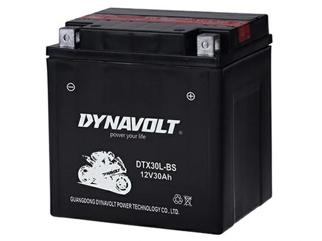 Аккумулятор Dynavolt AGM DTX30L-BS 30Ah ОП 350A мотоциклетный #1
