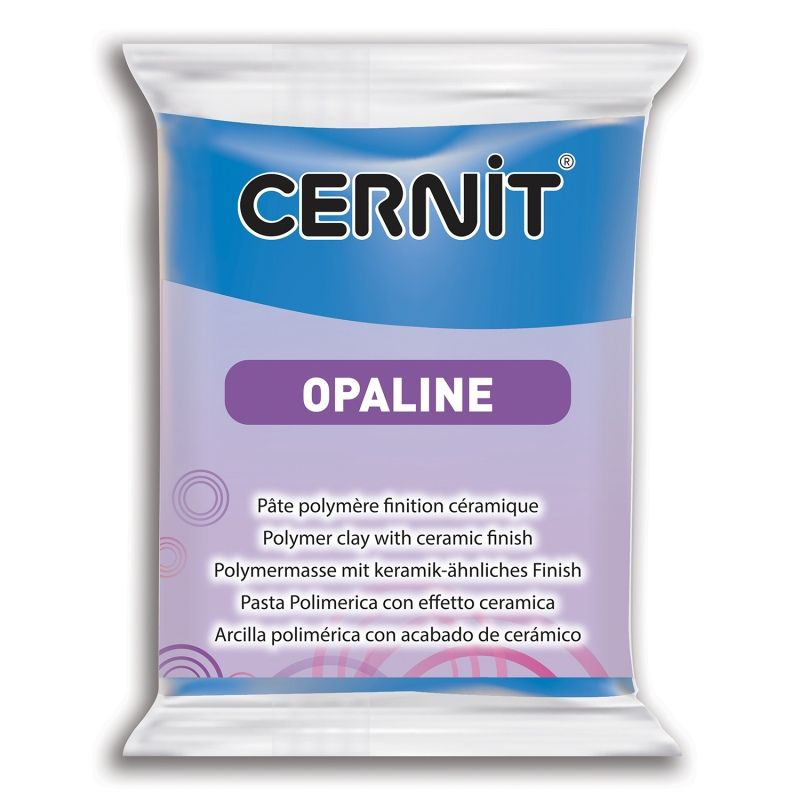 Полимерный моделин "Cernit Opaline" 56гр. синий основной #1