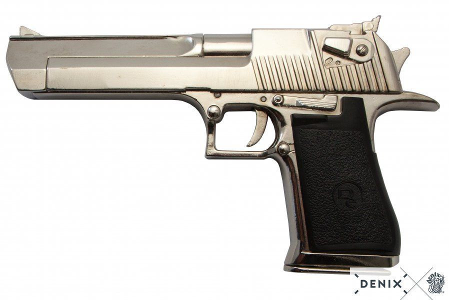 Пистолет полуавтоматический, "Desert Eagle", DENIX, калибр 9-12,7 мм., США-Израиль 1982 год, полноразмерная #1