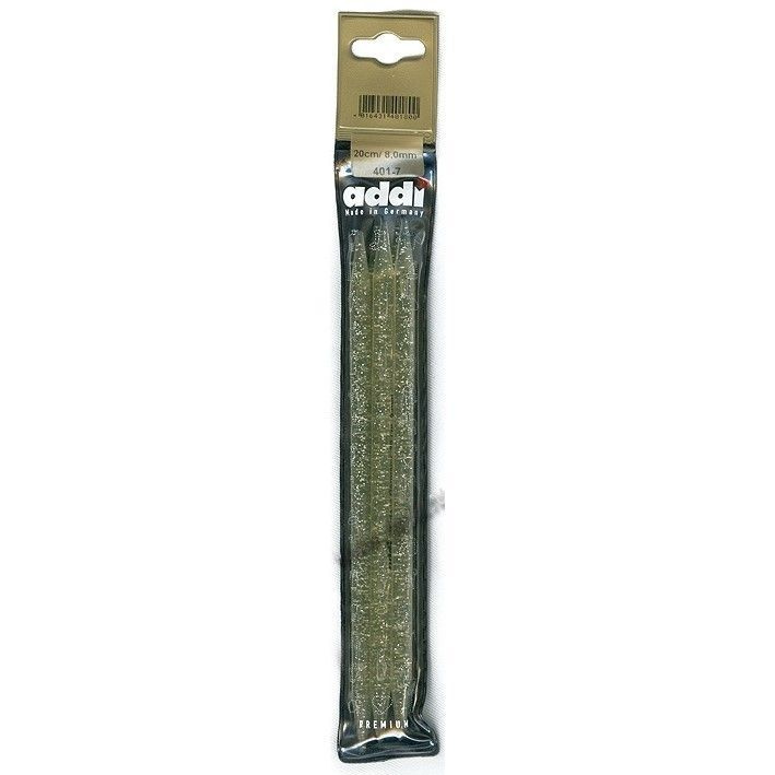 Спицы для вязания ADDI чулочные, пластик Champagner №8 20 см (ADDI.401-7/8-20)  #1