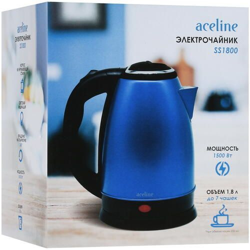 Aceline Электрический чайник ЭлектрочайникA3-A3-, синий #1