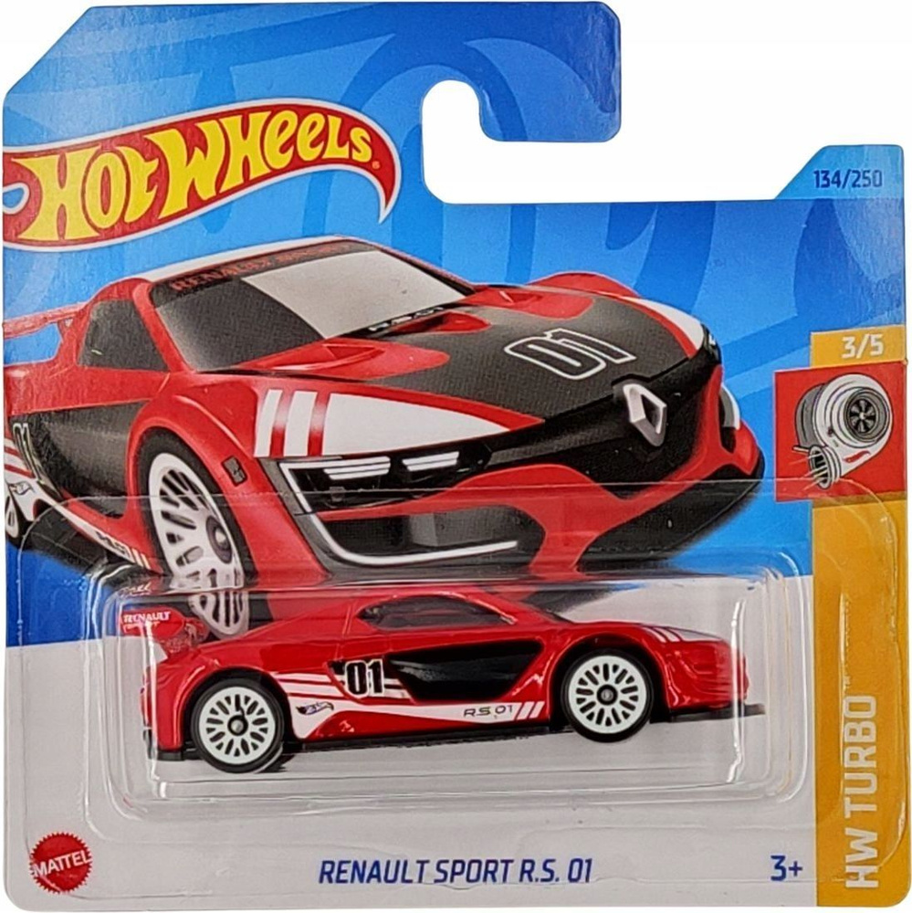 Игрушечная машинка Hot Wheels Renault Sport R.S. 01 Glossy Red (базовая  коллекция 2023 г, 134/250) - купить с доставкой по выгодным ценам в  интернет-магазине OZON (1255008009)