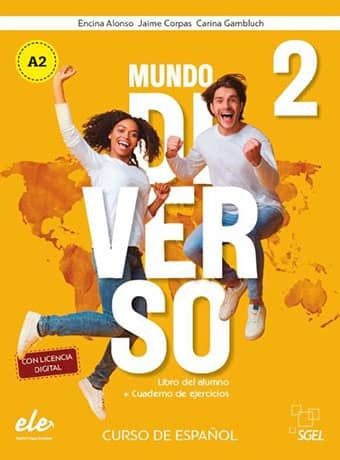 Mundo Diverso 2 - Libro+Cuaderno+Licencia, комплект из учебника и рабочей тетради по испанскому языку #1