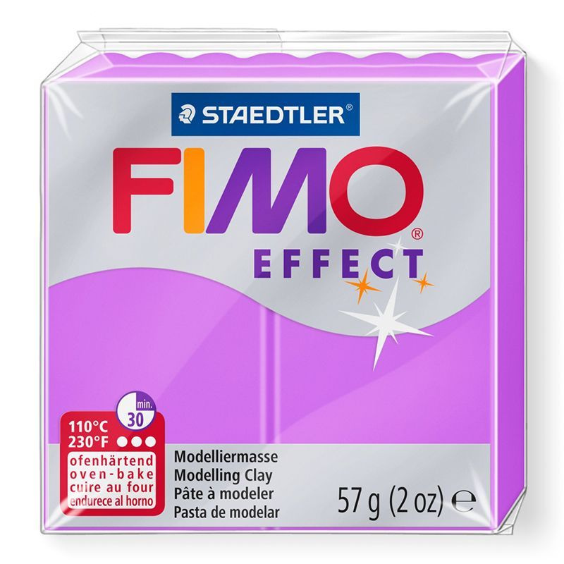 Полимерная глина FIMO "Neon Effect", фиолетовая, 107 г #1